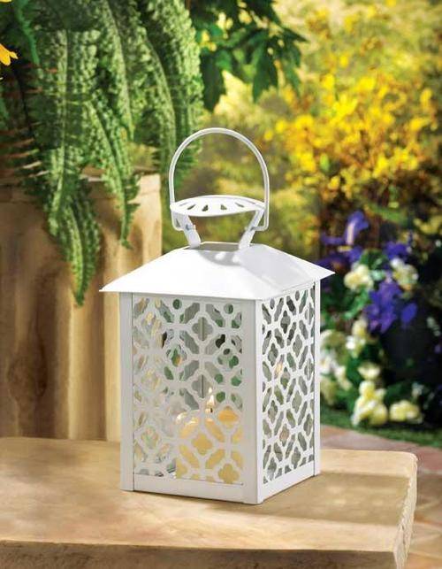 ** READ BEFORE BIDDING ** Spanish Cutwork Candle Lantern